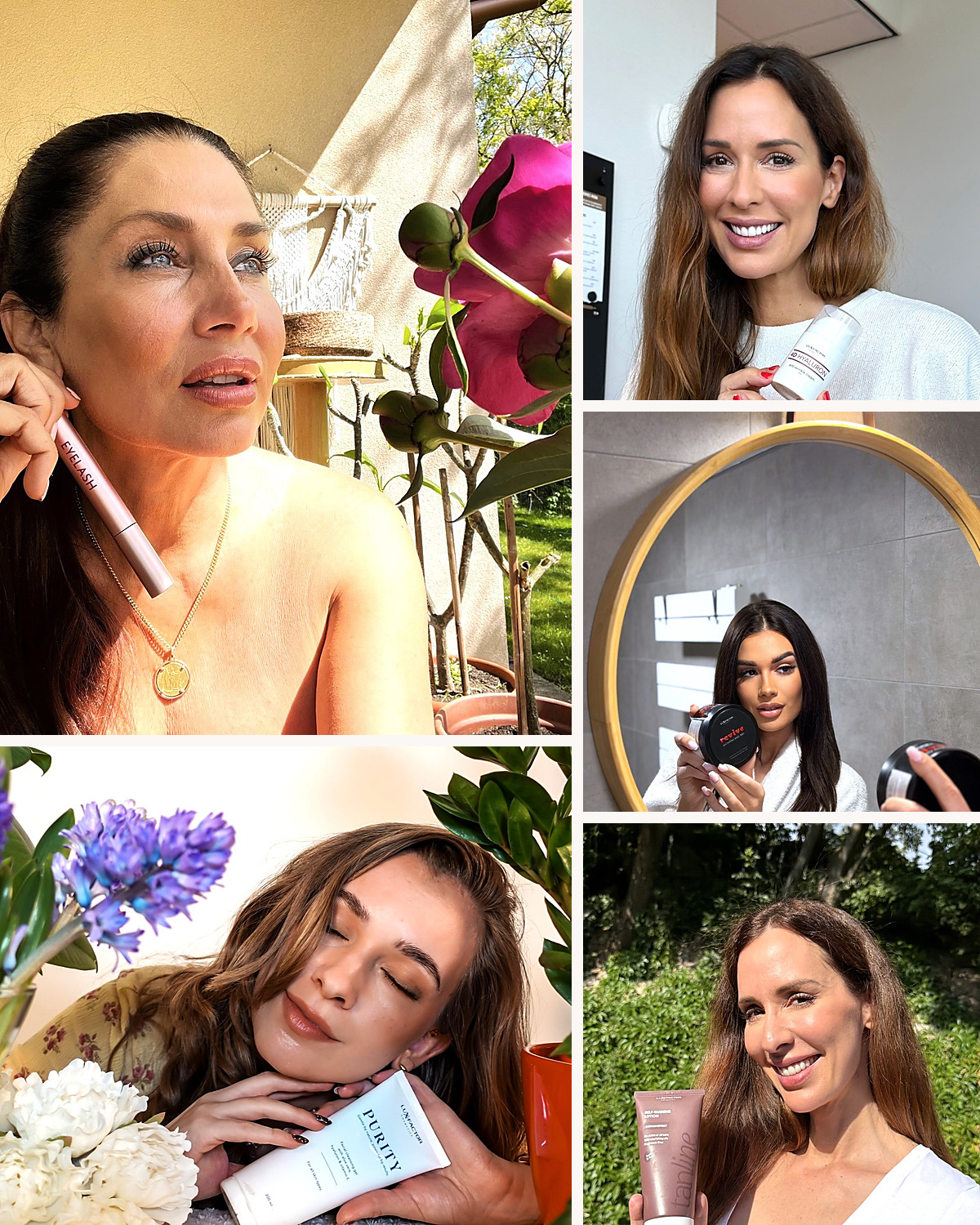 Eva Horváth a Lux-Factor EYELASH szempillanövesztő szérummal