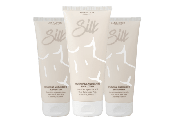 3x Hranilni losjon za telo SILK (3x 200 ml)