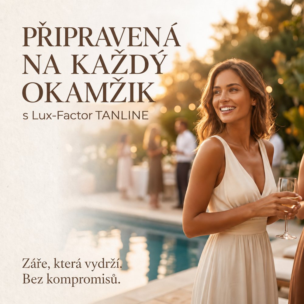 Přirozeně opálený a zářivý vzhled pleti s Lux-Factor TANLINE pro každou chvíli
