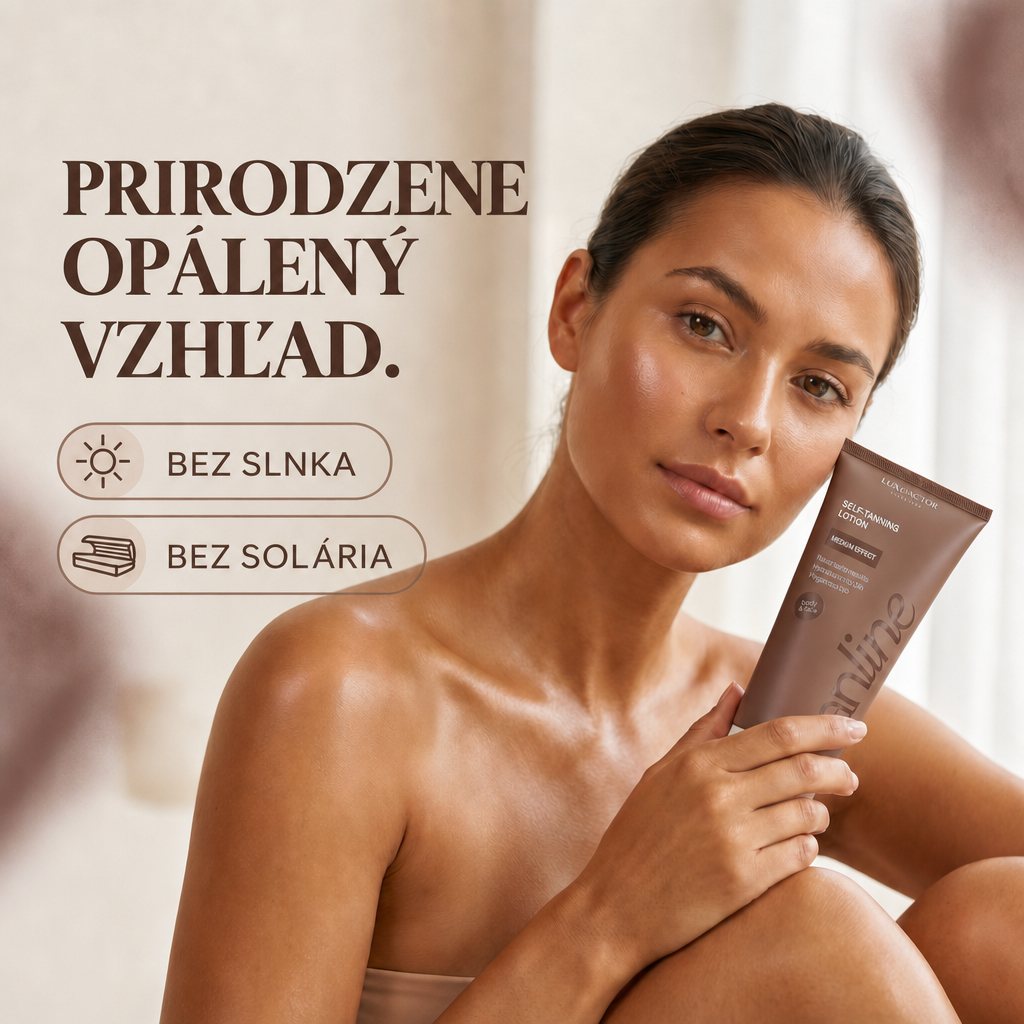 Prirodzene opálená pleť s Lux-Factor TANLINE – teplý žiarivý vzhľad bez slnka
