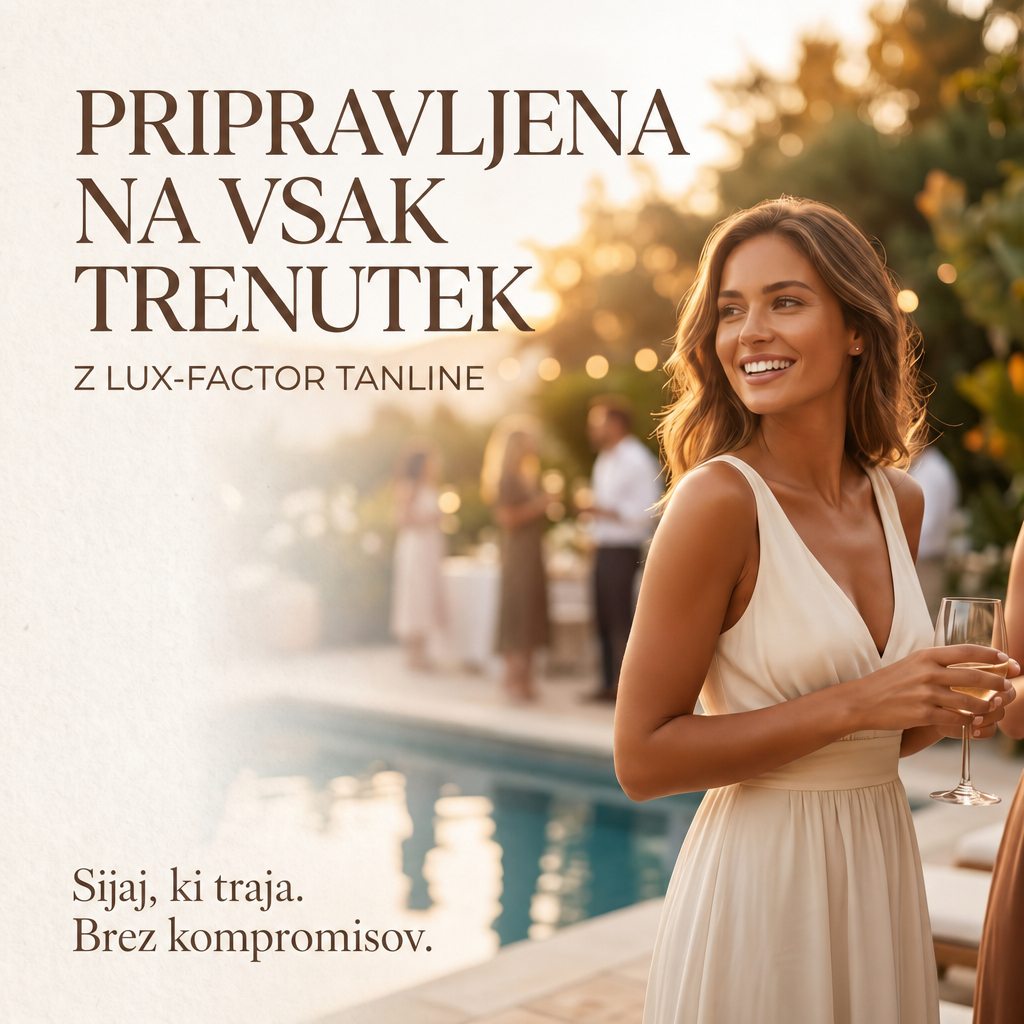 Naravno porjavel in sijoč videz kože z Lux-Factor TANLINE za vsak trenutek
